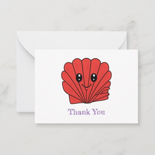 Carte De Correspondance Coquillage (Devant)