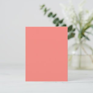 Carte De Correspondance Corail rose
