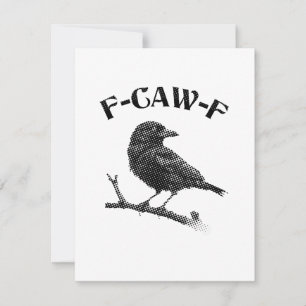 Carte De Correspondance Corbeau F-CAW-F Halloween