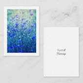 Carte De Correspondance Cornfleurs (Devant / Derrière)