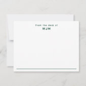 Carte De Correspondance Correspondance moderne et élégante (Devant)