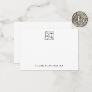Carte De Correspondance Correspondance personnalisée pour club de lecture