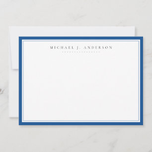 Carte De Correspondance Correspondance professionnelle Yale Blue