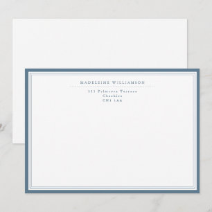 Carte De Correspondance Correspondance traditionnelle triplée