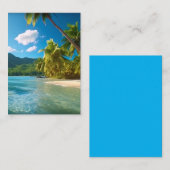 Carte De Correspondance Costa Rica Island Paradise (Devant / Derrière)