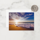 Carte De Correspondance Coucher de soleil en Californie...époustouflant (Devant/Arrière en situation)