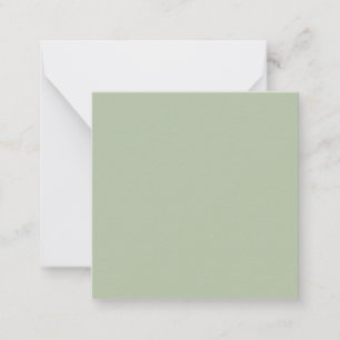 Carte De Correspondance Couleur claire et verte