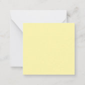 Carte De Correspondance Couleur crème beige Écriture manuscrite profession (Dos)