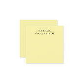 Carte De Correspondance Couleur crème Professionnel Unique Classique (Devant/Arrière en situation)