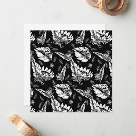 Carte De Correspondance Couleur de vos propres tournesols (Devant/Arrière en situation)