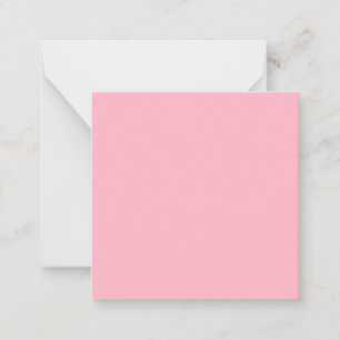 Carte De Correspondance Couleur solide rose cerise en fleurs