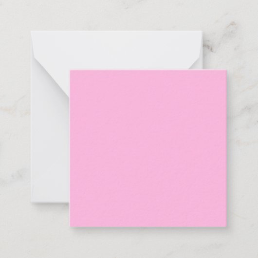 Carte De Correspondance Couleur solide rose pâle (Devant)