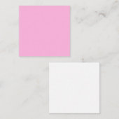 Carte De Correspondance Couleur solide rose pâle (Devant / Derrière)