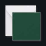Carte De Correspondance Couleur solide vert foncé<br><div class="desc">Couleur solide vert foncé. Un vert forestier profond et luxuriant qui respire la tranquillité et la force. Cette teinte envoûtante évoque la sérénité des forêts denses et la richesse du feuillage des pins. Cette ombre sophistiquée apporte une touche d'élégance intemporelle. Cette couleur offre un équilibre parfait entre calme et intensité....</div>