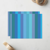 Carte De Correspondance Couleurs brillantes 2 (Devant/Arrière en situation)