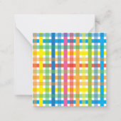 Carte De Correspondance Couleurs Lumineuses Joyeuses Enceinte Cadeau Anniv (Dos)