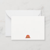 Carte De Correspondance Coupable Red Firetruck Engine Enfants N'importe qu (Dos)