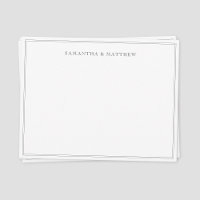 Couple à double bordure noire