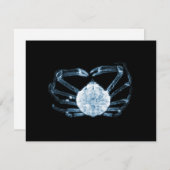 Carte De Correspondance Crabe à rayons X (Devant / Derrière)