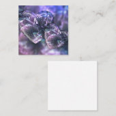 Carte De Correspondance Cracked Glass Hearts (Devant / Derrière)