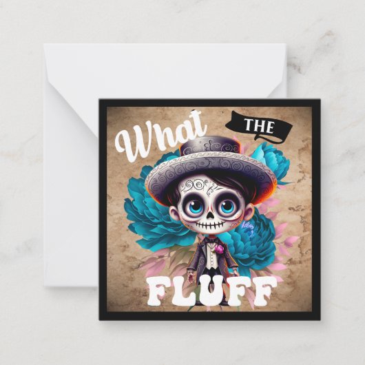 Carte De Correspondance Crâne à sucre mou (Devant)