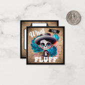 Carte De Correspondance Crâne à sucre mou (Devant/Arrière en situation)