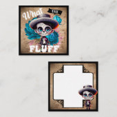 Carte De Correspondance Crâne à sucre mou (Devant / Derrière)