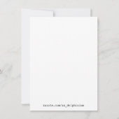 Carte De Correspondance Crâne Badass (Dos)