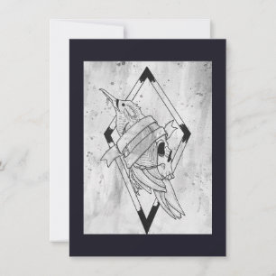 Carte De Correspondance Crâne Badass