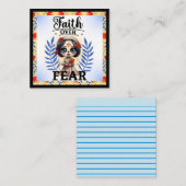 Carte De Correspondance Crâne de sucre de foi (Devant / Derrière)