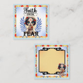 Carte De Correspondance Crâne de Sucre Mignon (Devant / Derrière)