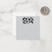 Carte De Correspondance Crâne Décoration Halloween Calaveras (Devant/Arrière en situation)