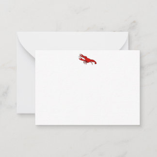 Carte De Correspondance Crawfish