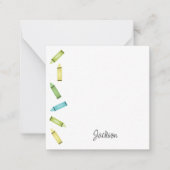 Carte De Correspondance Crayons (Devant)