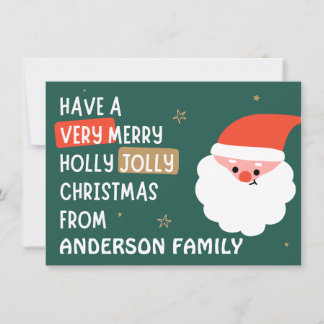 Carte De Correspondance Create your own Custom Cute Funny Christmas Card