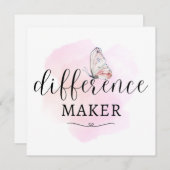 Carte De Correspondance Créateur de différences (Devant / Derrière)