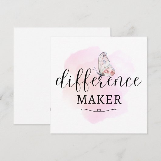 Carte De Correspondance Créateur de différences (Devant / Derrière)