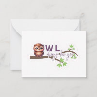 Création de hibou adorable