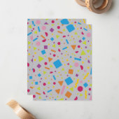 Carte De Correspondance Création géométrique de la figure 2 (Devant/Arrière en situation)