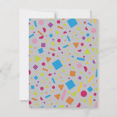 Carte De Correspondance Création géométrique de la figure 2 (Dos)