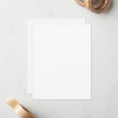 Carte De Correspondance Créez le Vôtre (Devant/Arrière en situation)