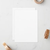Carte De Correspondance Créez Votre Propre (Devant/Arrière en situation)