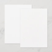 Carte De Correspondance Créez Votre Propre (Devant / Derrière)