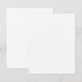 Carte De Correspondance Créez Votre Propre (Devant / Derrière)