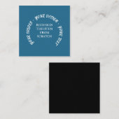 Carte De Correspondance Créez votre propre (Devant / Derrière)