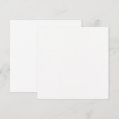 Carte De Correspondance Créez Votre Propre (Devant / Derrière)