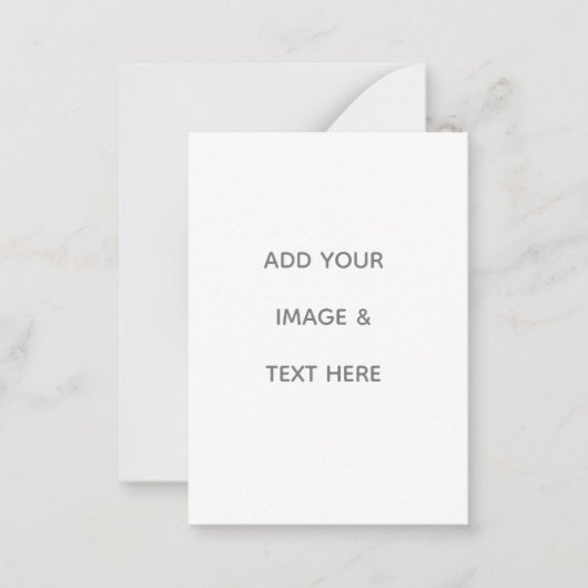 Carte De Correspondance Créez votre propre blanc (Devant)