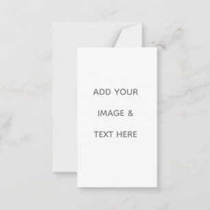Carte De Correspondance Créez Votre Propre blanc
