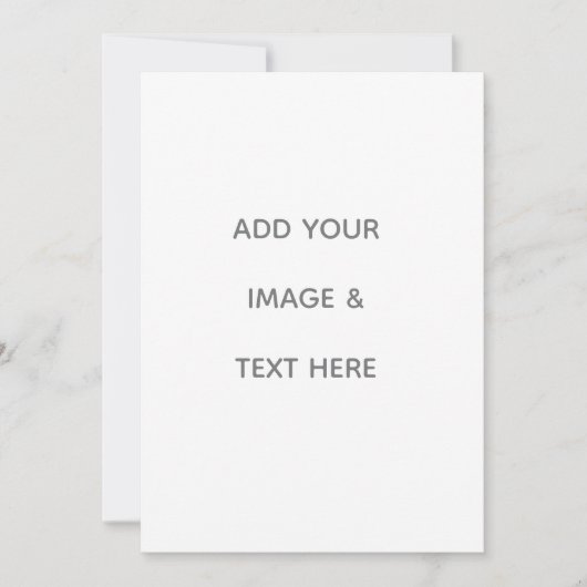 Carte De Correspondance Créez votre propre blanc  (Devant)