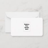 Carte De Correspondance Créez votre propre blanc  (Devant)